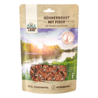 Hühnerbrust mit Fisch